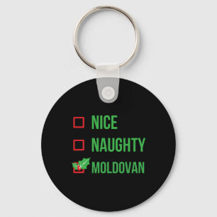 Porte-clés Moldavie Funny Moldova Pyjama Noël