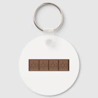 Porte-clés Molécule de chocolat
