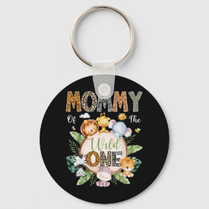 Porte-clés Mommy Of The Wild Un 1er Anniversaire Safari Jungl