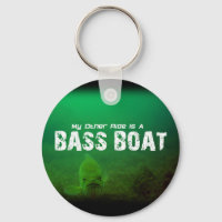 Mon Autre Ride Est Un Basse Bateau Porte - clé
