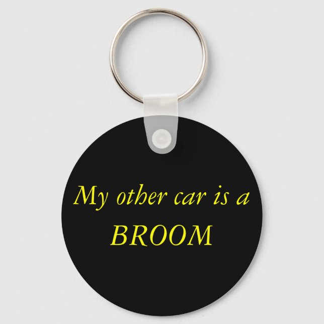 Porte-clés Mon autre voiture est une, BROOM (Recto)