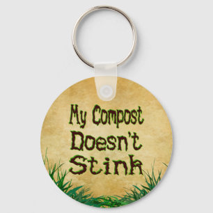 Porte-clés Mon Compost ne pue pas Funny Gardener Porte - clé