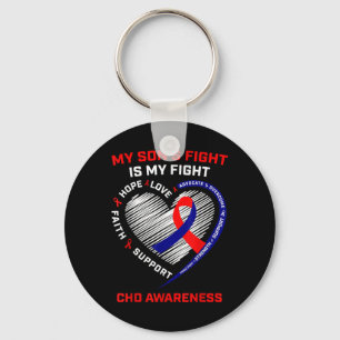 Porte-clés Mon Fils combat est mon combat Chd Heart Disease A