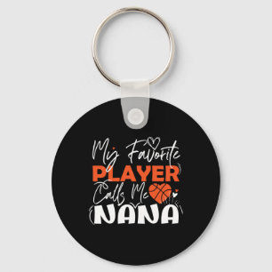 Porte-clés Mon Joueur De Basket Favori M'Appelle Nana
