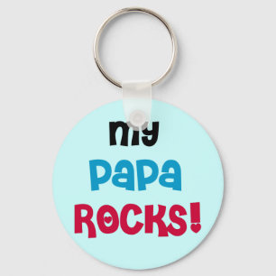 Porte-clés Mon Papa Rocks T-shirts et cadeaux