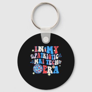 Porte-clés Mon Patriotique Mri Era Mri Tech 4 juillet heureux