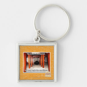 Porte-clés Mon temple est préparé