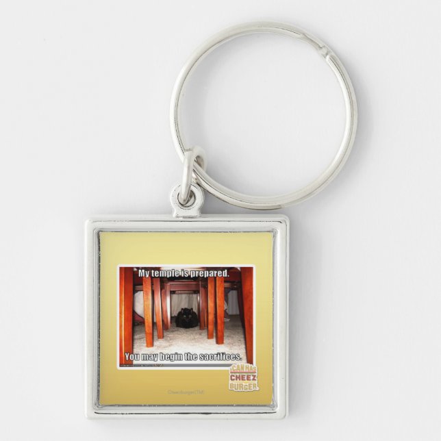 Porte-clés Mon temple est préparé (Devant)