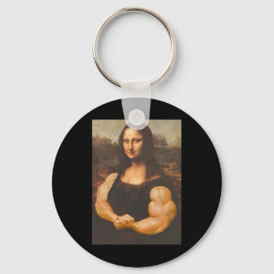 Porte-clés Mona Lisa Bodybuilding Muscle Gym Stations de gym