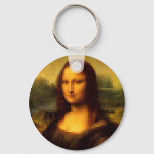 Porte-clés Mona Lisa Pixellée