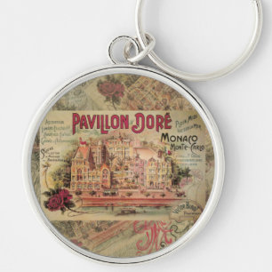 Porte-clés Monaco Fancy Vintage French Riviera France