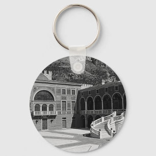 Porte-clés Monaco palace courtyard