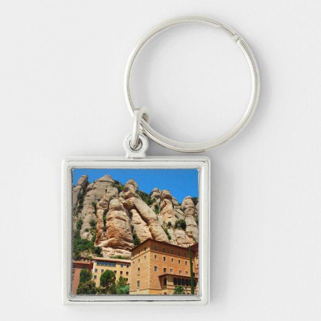 Porte-clés Monastère de Montserrat, Catalogne, Espagne (Devant)