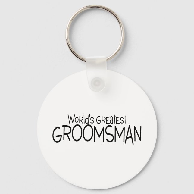 Porte-clés Monde le plus grand Groomsman (Recto)