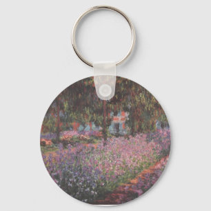 Porte-clés Monet fleurit l'art de vignes de Giverny de jardin
