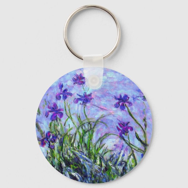 Porte-clés Monet Lilac Irises (Recto)