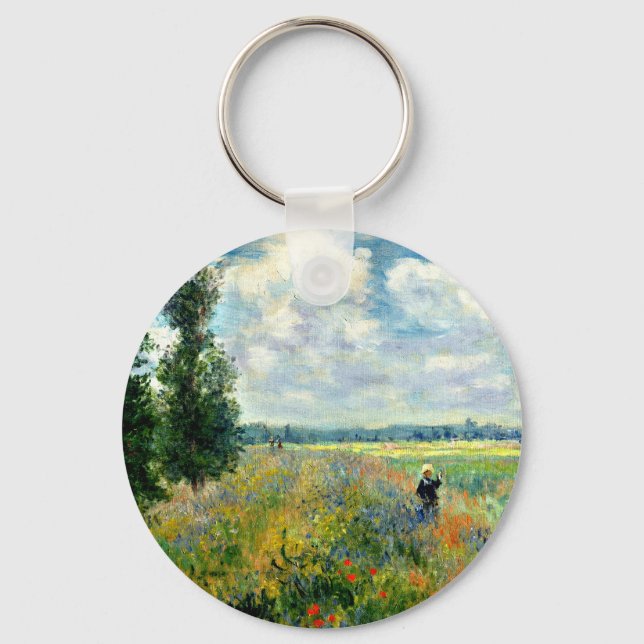 Porte-clés Monet - Poppy Field, Argenteuil (Recto)