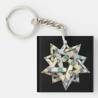 Porte-clés Money Origami Five Intersecting Tetrahedra