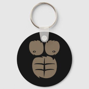 Porte-clés Monkey Gorilla Costume Tee Animal Belly Fancy Dres