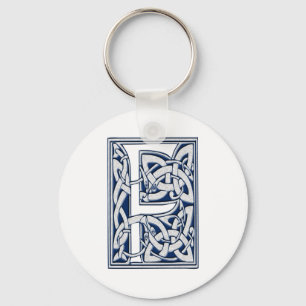 Porte-clés Monogramme Celtique F