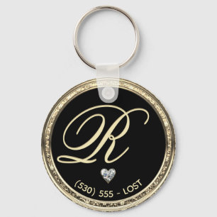 Porte-clés Monogramme / Contact pour Porte - clé