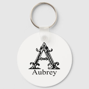 Porte-clés Monogramme de fantaisie : Aubrey