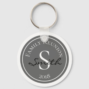 Porte-clés Monogramme de réunion familiale