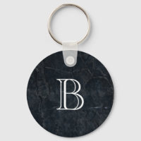 Monogramme Elegant Pierre Noire Texture