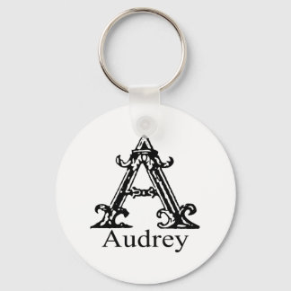 Porte-clés Monogramme fantaisie : Audrey