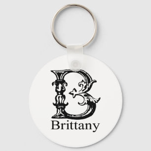 Porte-clés Monogramme fantaisie : Bretagne