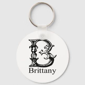 Porte-clés Monogramme fantaisie : Bretagne