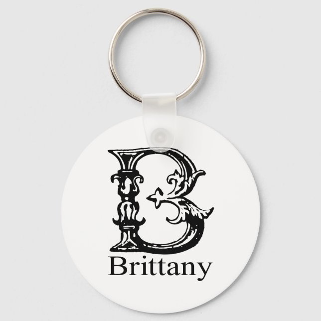 Porte-clés Monogramme fantaisie : Bretagne (Recto)