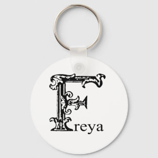 Porte-clés Monogramme fantaisie : Freya