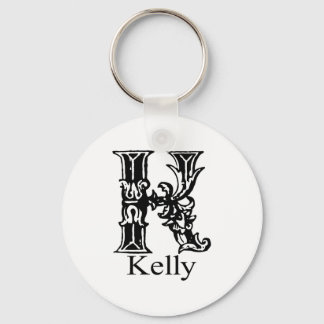 Porte-clés Monogramme fantaisie : Kelly