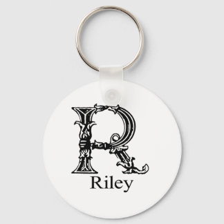 Porte-clés Monogramme fantaisie : Riley
