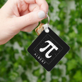 Porte-clés Monogramme mathématique - Symbole Pi