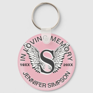 Porte-clés Monogramme   Mémorial   Angel Wings