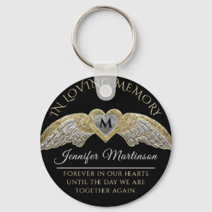 Porte-clés Monogramme Mémorial en mémoire d'amour