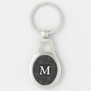 Porte-clés Monogramme motif des cercles de charbon