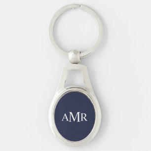 Porte-clés Monogramme personnalisé classique