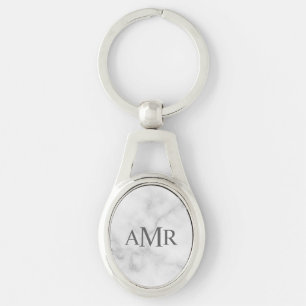 Porte-clés Monogramme personnalisé classique