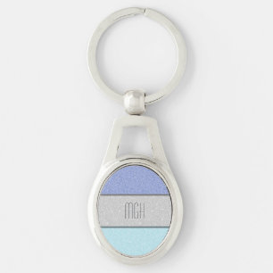 Porte-clés Monogramme personnalisé faux paillettes Bling