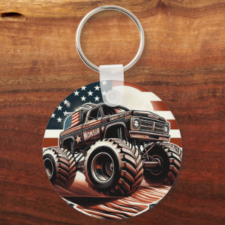 PORTE-CLÉS MONSTER TRUCK TOUCHE DE CLÉ