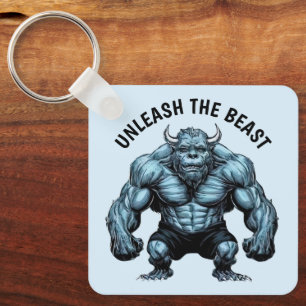 Porte-clés Monstre à cornes