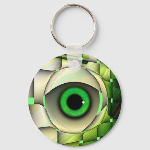 Porte-clés Monstre vert