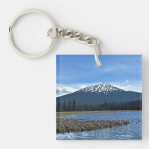 Porte-clés Mont Bachelor au lac Hosmer, Oregon