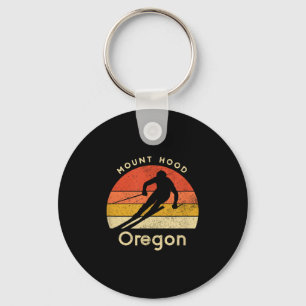 Porte-clés Mont Ski vintage Hood Montagne Oregon