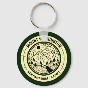 Porte-clés Mont Washington New Hampshire Randonnée Skiing Ret
