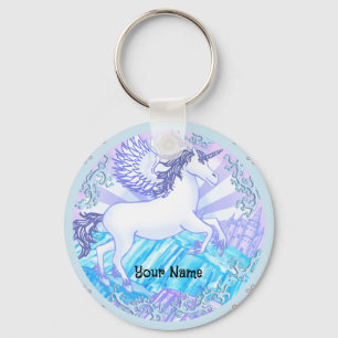 Porte-clés Montagne de cristal Pégase