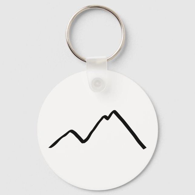 Porte-clés Montagnes (Recto)